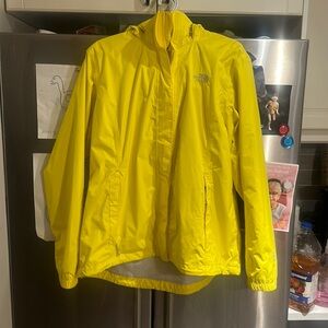 XL women’s north face yellow jacket